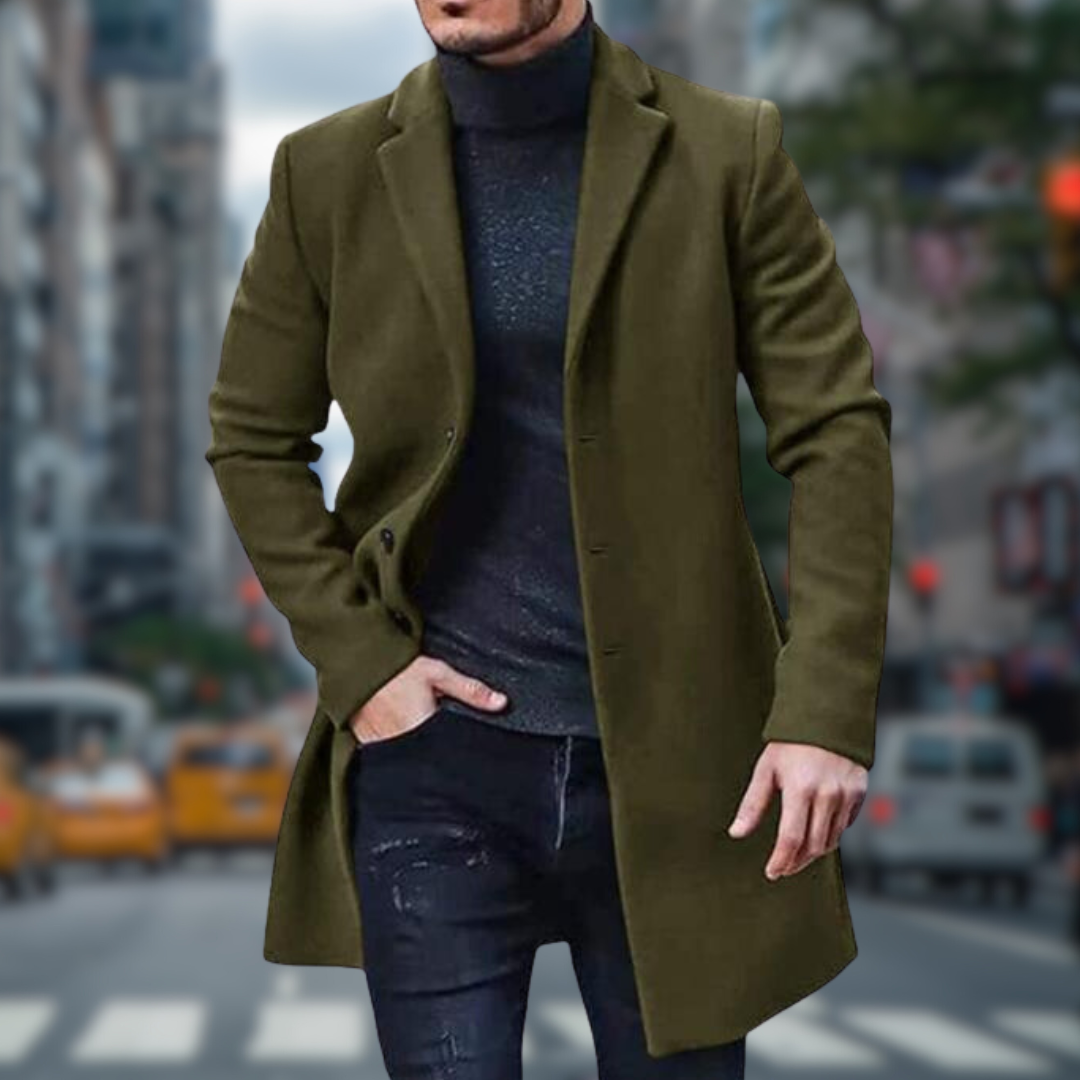 EB | Klassischer langer Trenchcoat - Stilvoll & Bequem