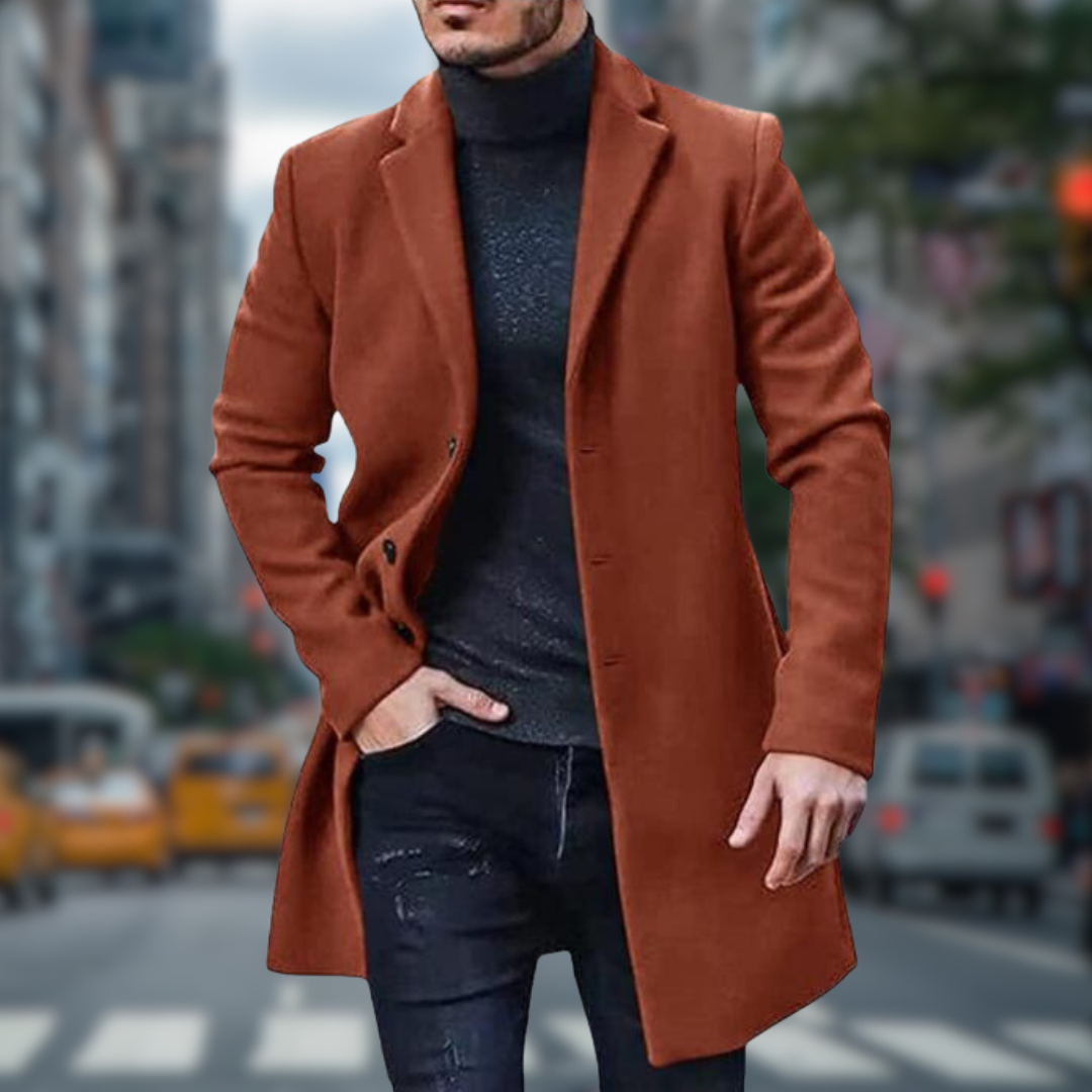 EB | Klassischer langer Trenchcoat - Stilvoll & Bequem