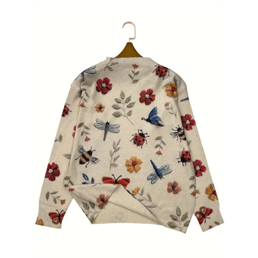 EB | Floral Rollkragenpullover