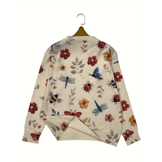 EB | Floral Rollkragenpullover