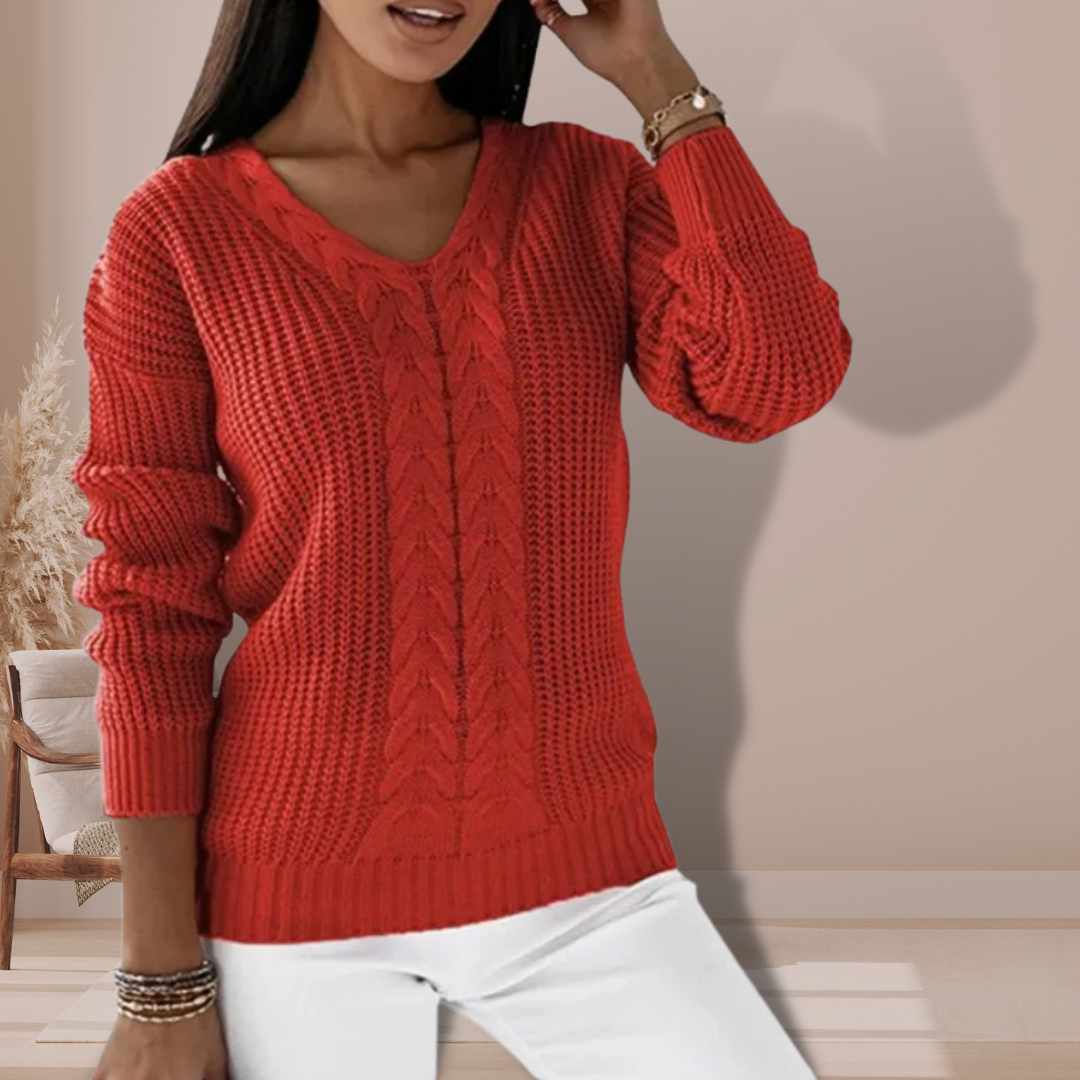 EB | Luxus Gestrickter Damenpullover