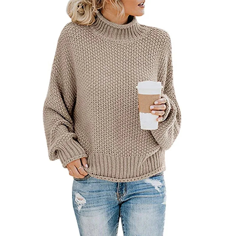 EB | Luxe Damen Rollkragenpullover