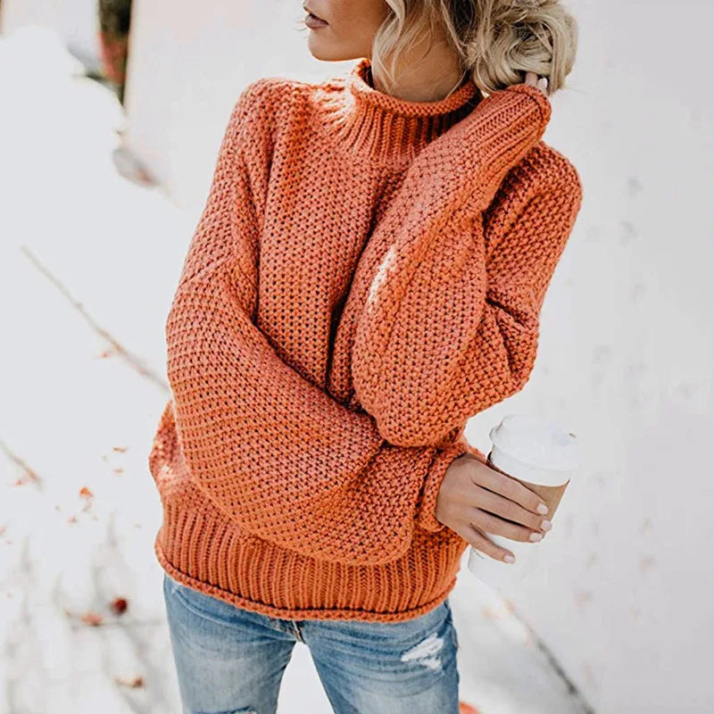 EB | Luxe Damen Rollkragenpullover