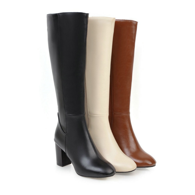 EB | Luxus vegane Leder Stiefeletten mit Reißverschluss