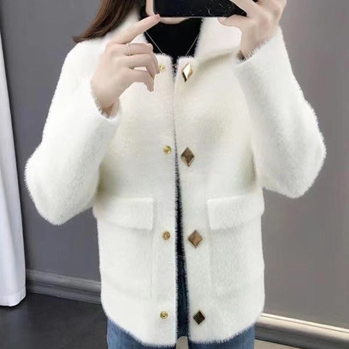 EB | Luxuriöse Kunstpelzjacke - Iqra Damenmode