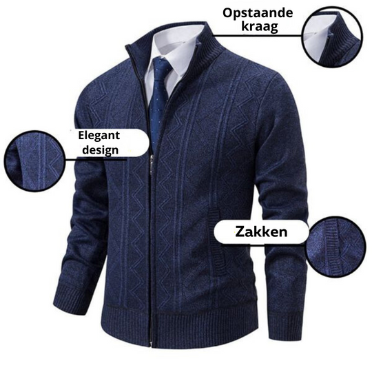 EB | Luxuriöse gestrickte Herrenweste