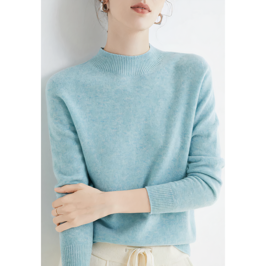 EB | Luxus Gestrickter Zeitloserpullover für Frauen