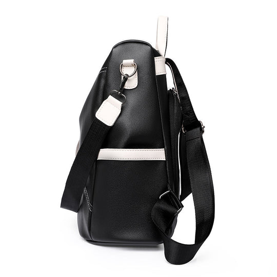 EB | Luxus Damen Reise Schwarz Rot Weiß Rucksack