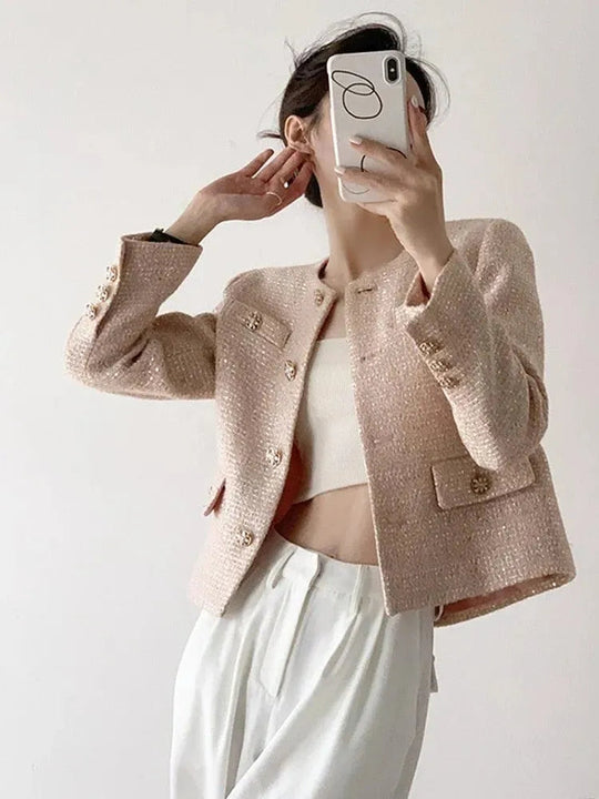 EB | Luxus Frauen Tweed-Jacke