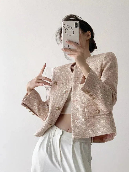 EB | Luxus Frauen Tweed-Jacke