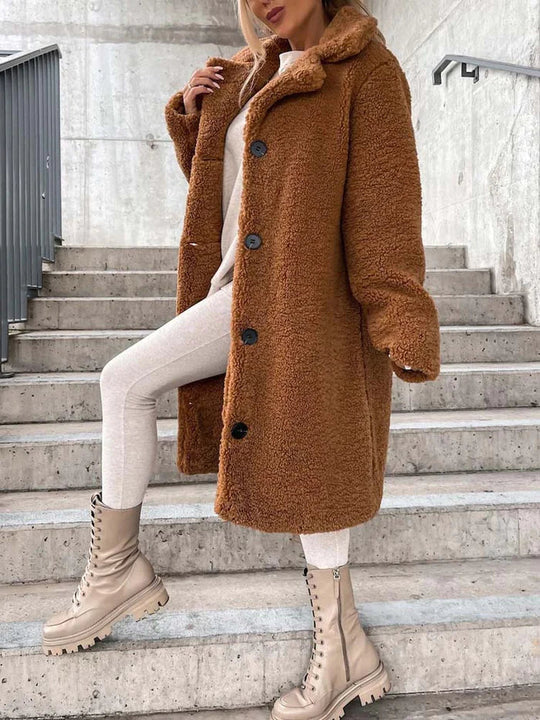 EB | Teddyjacke - Lang & Warm