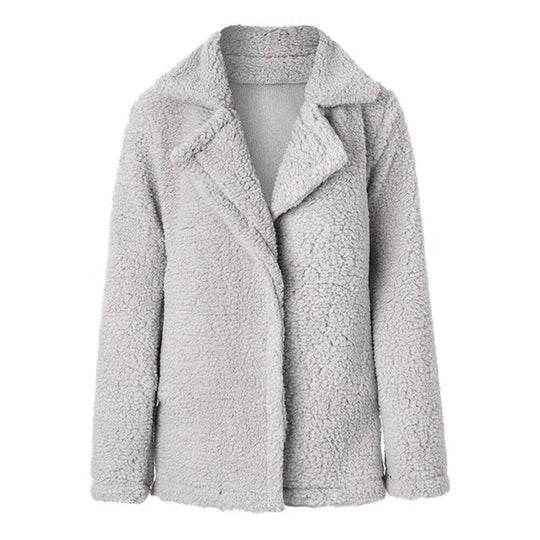 EB | Damen Gemütliche Teddy Winterjacke