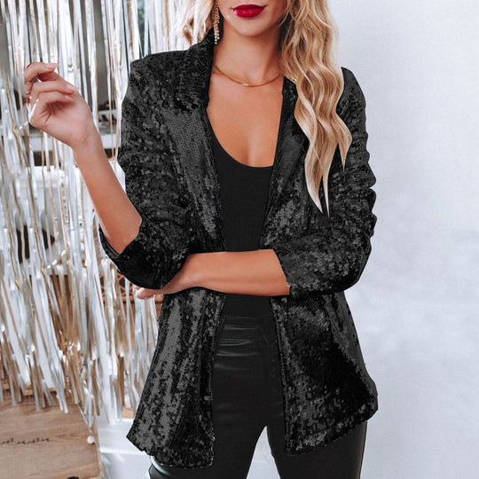 EB | Glamouröse Pailletten Blazer
