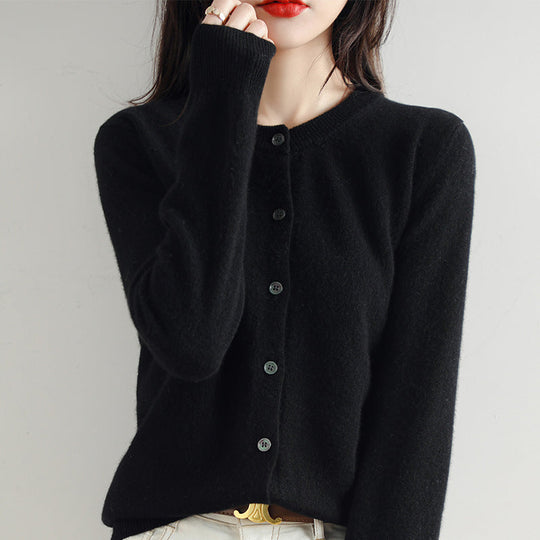EB | Kuschelige Strickjacke mit Feinem Muster