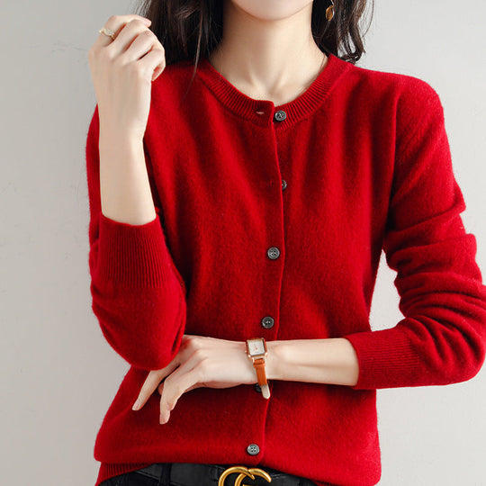 EB | Kuschelige Strickjacke mit Feinem Muster