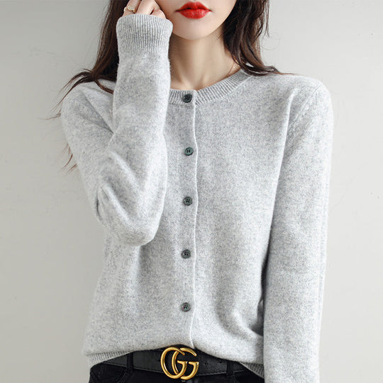 EB | Kuschelige Strickjacke mit Feinem Muster