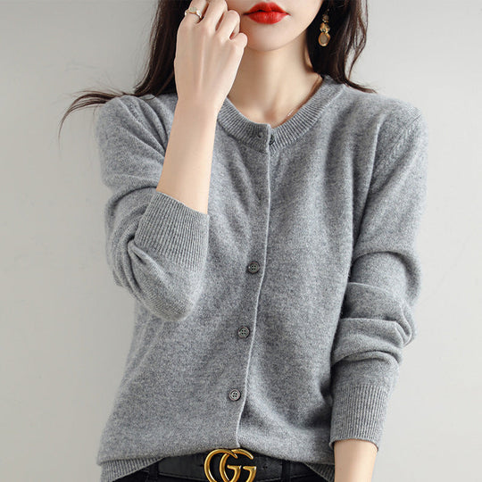 EB | Kuschelige Strickjacke mit Feinem Muster