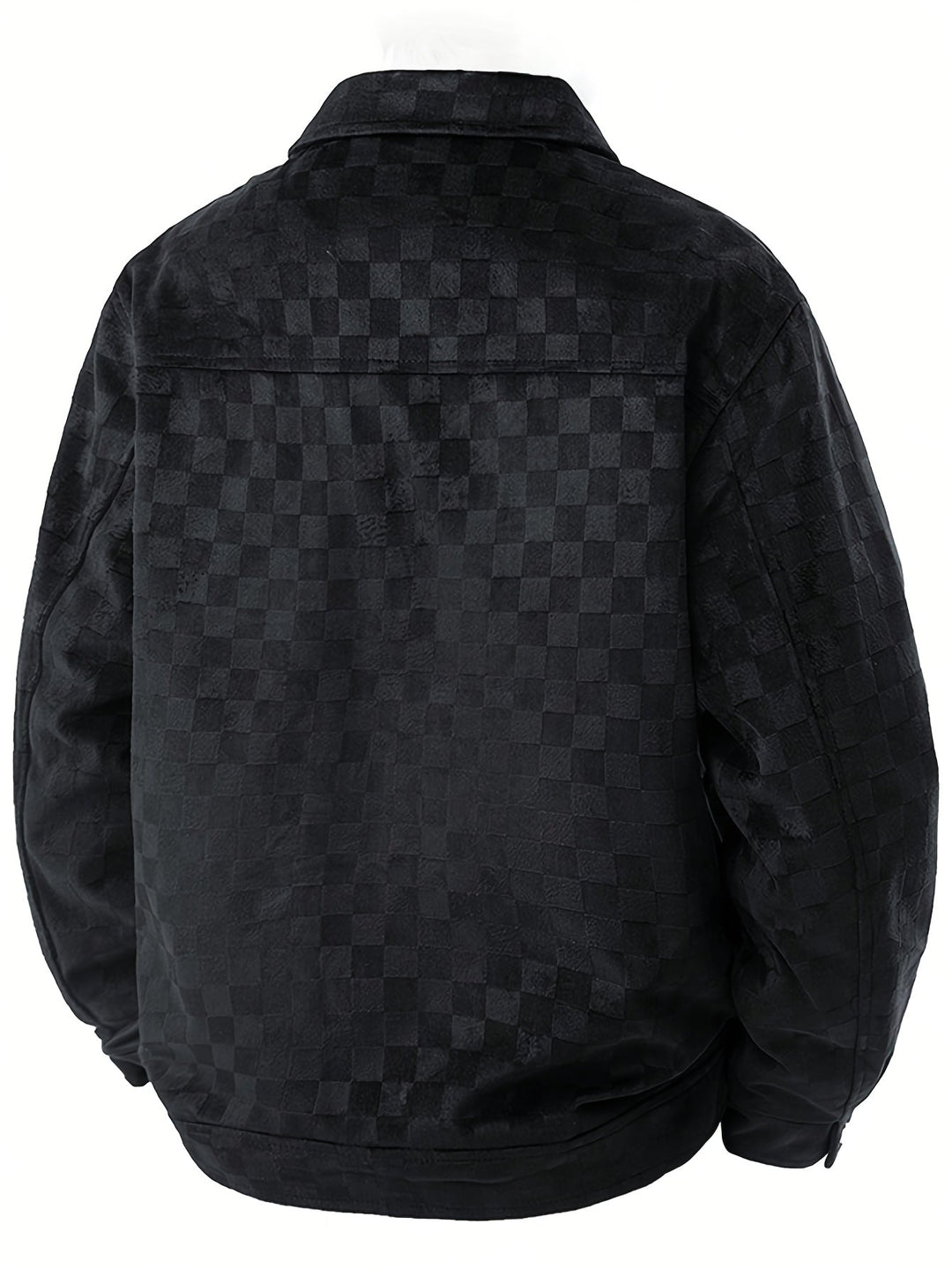 EB | Karierte Wildlederjacke