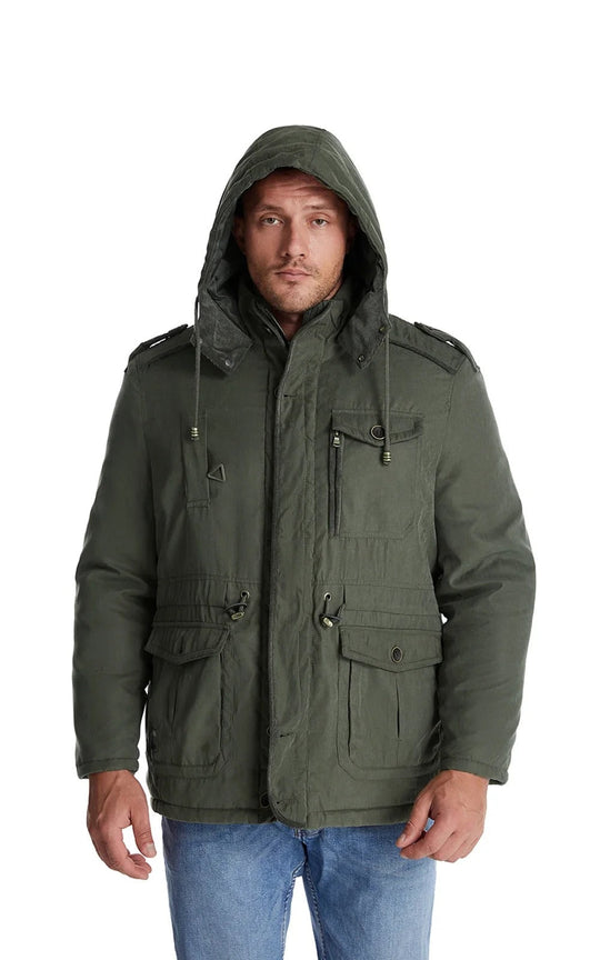 EB | Warme Winterjacke mit Fleece-Futter Gippeto