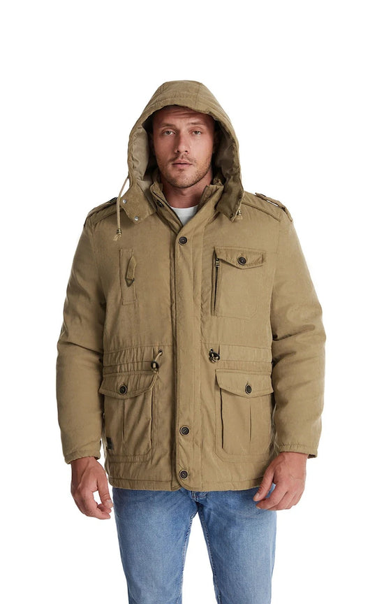 EB | Warme Winterjacke mit Fleece-Futter Gippeto