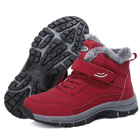 Leichte Frauen Schneestiefel mit Fell EB