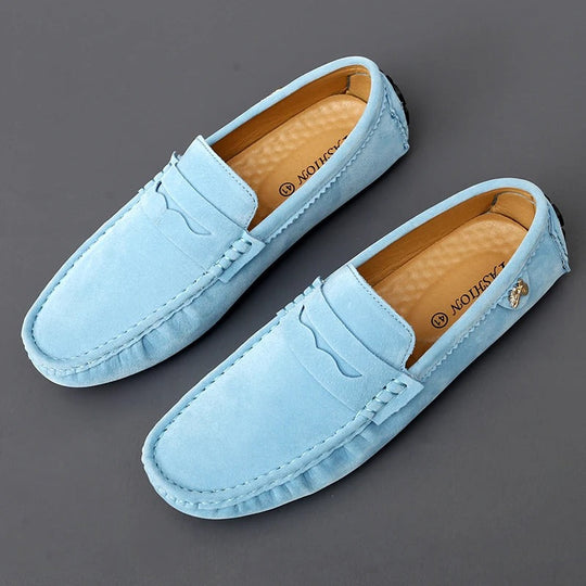 Rutschfeste Wildleder-Halbschuhe EB