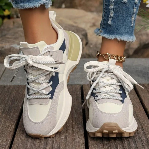 Damen Mischfarben Sneakers EB