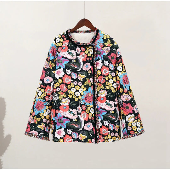 EB | Blazer mit Blumenmuster