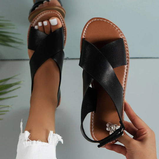 EB | Leder Damenschuhe mit Schnalle