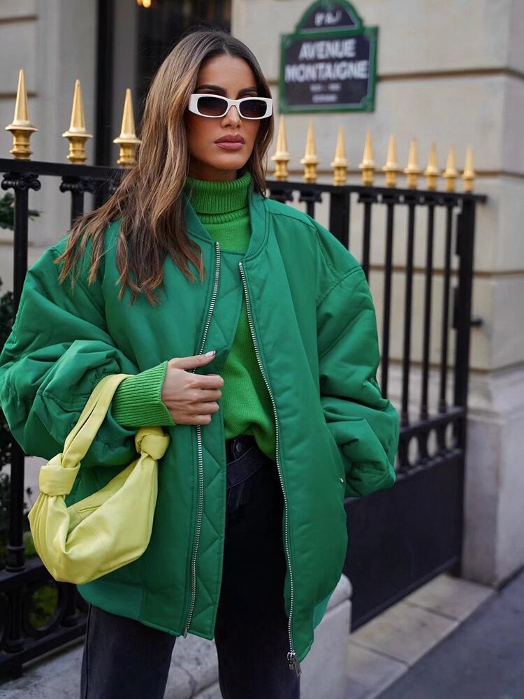 EB | Damen Oversized Bomberjacke