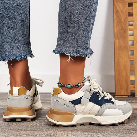 Damen Sneaker mit dicken Sohlen EB
