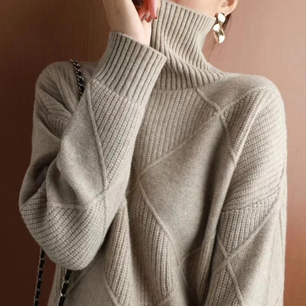 EBMode - Damen Rollkragenpullover