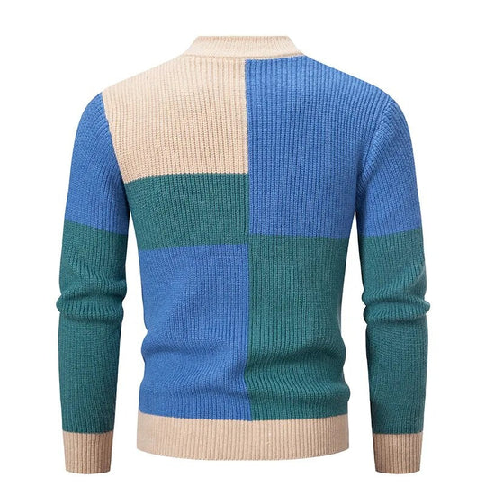 EB | Strickpullover für Männer Wollmischung Einzigartiges Design und Warm