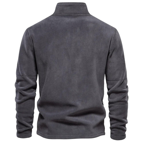 EB | Klassische Fleecejacke mit Hohem Kragen Polyester Warm und Bequem