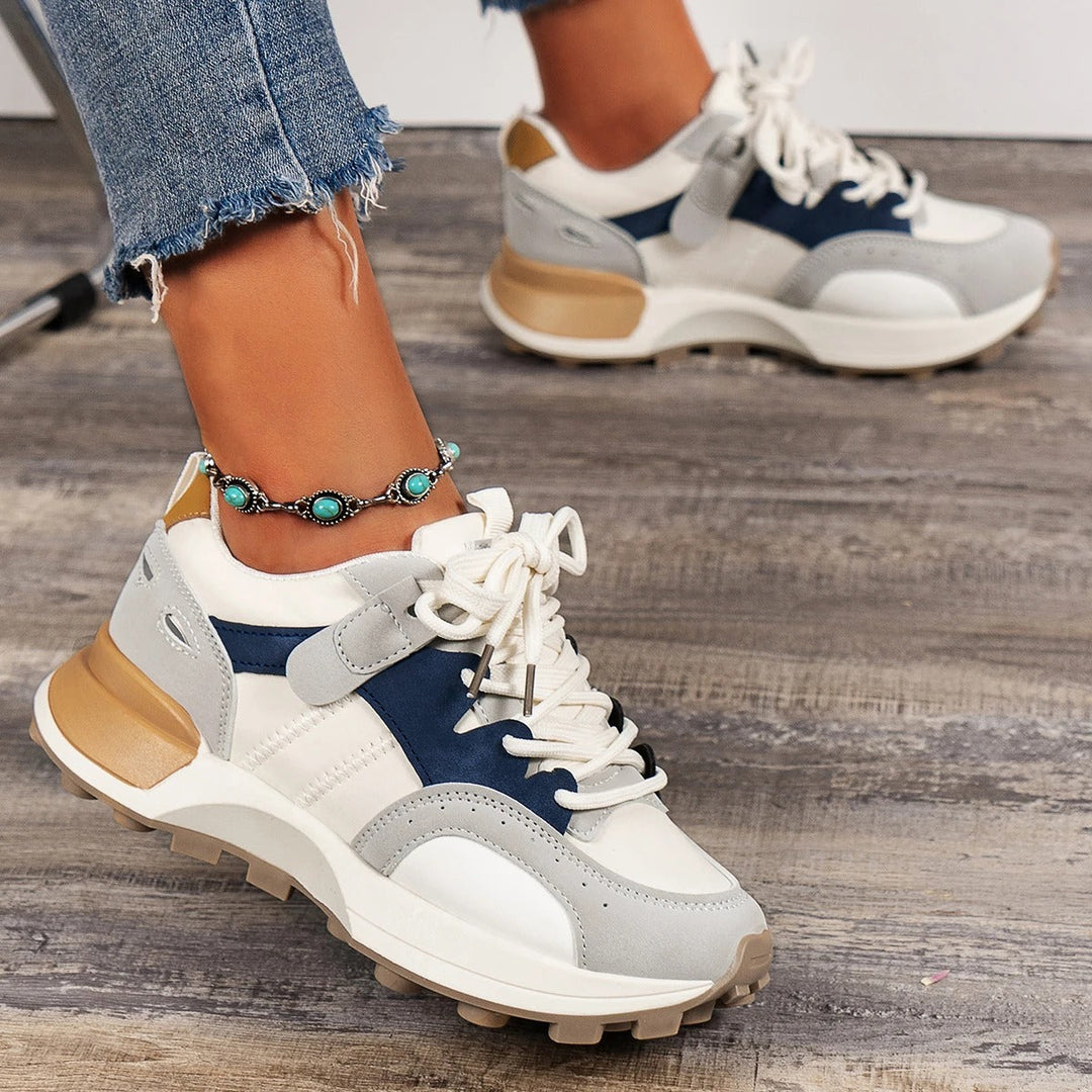 Damen Sneaker mit dicken Sohlen EB
