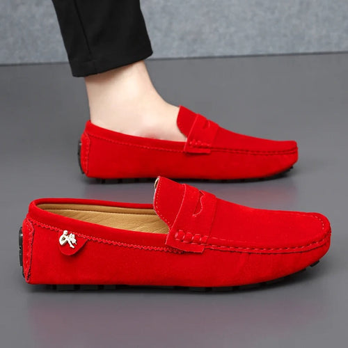 Rutschfeste Wildleder-Halbschuhe EB