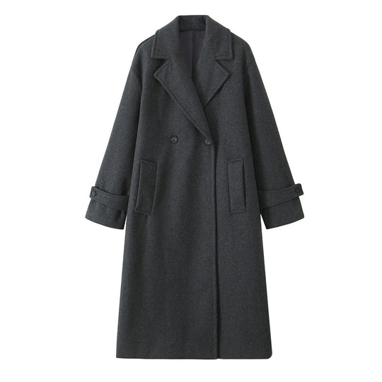 EB | Trenchcoat - Wollmischung - Oversized Fit - Doppelt gefertigt - Klassisches Design