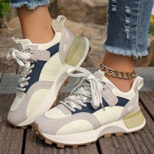 Damen Mischfarben Sneakers EB