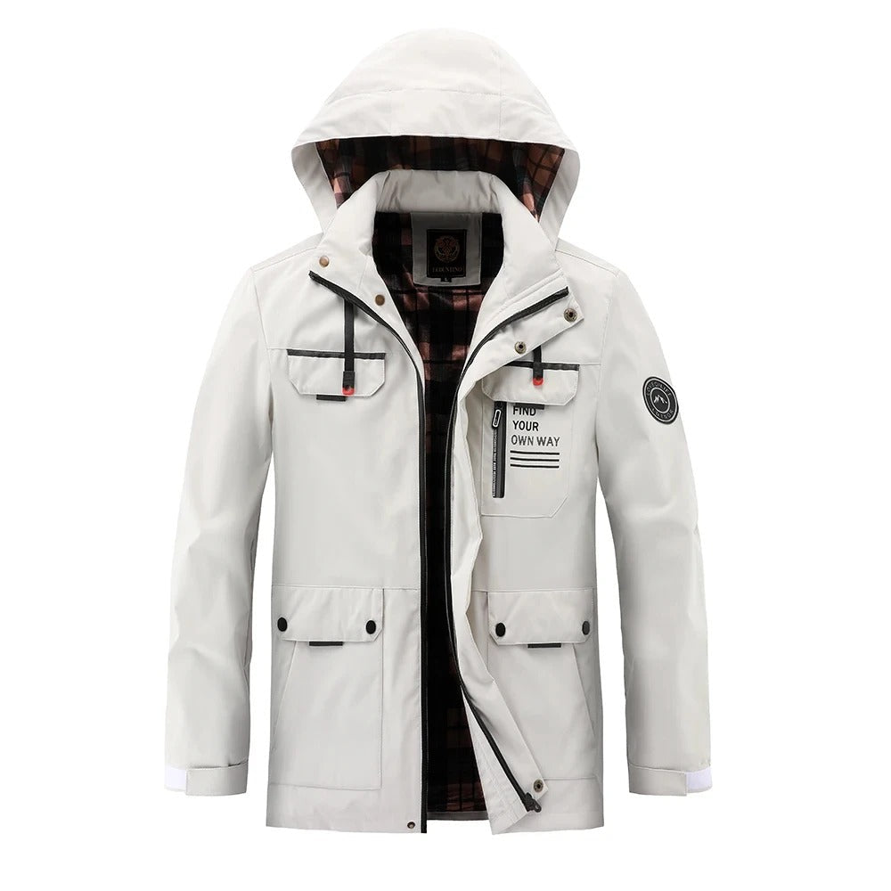 EB | Herren Winterjacke mit Verstellbarer Kapuze Ferdinand