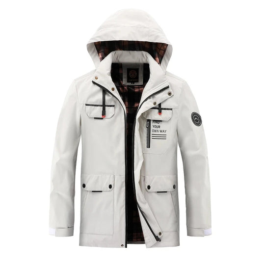 EB | Herren Winterjacke mit Verstellbarer Kapuze Ferdinand