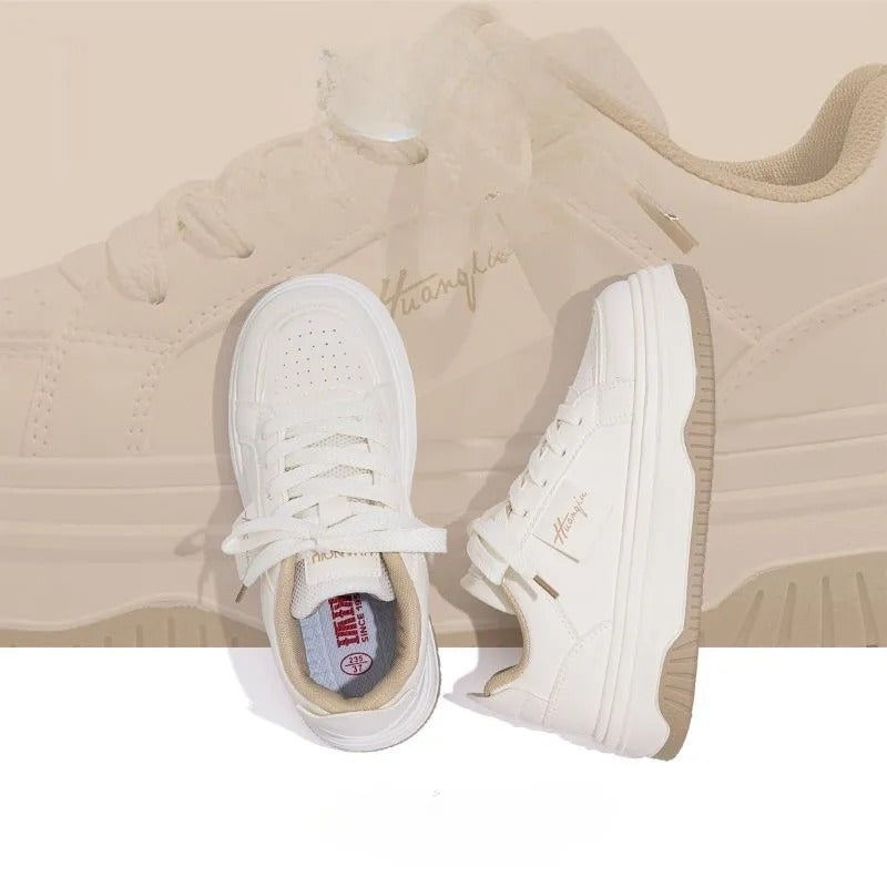 Weiße chunky Sneakers für Frauen EB
