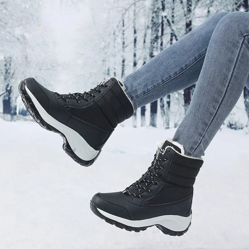 Frauen Plattform Outdoor Schneestiefel EB