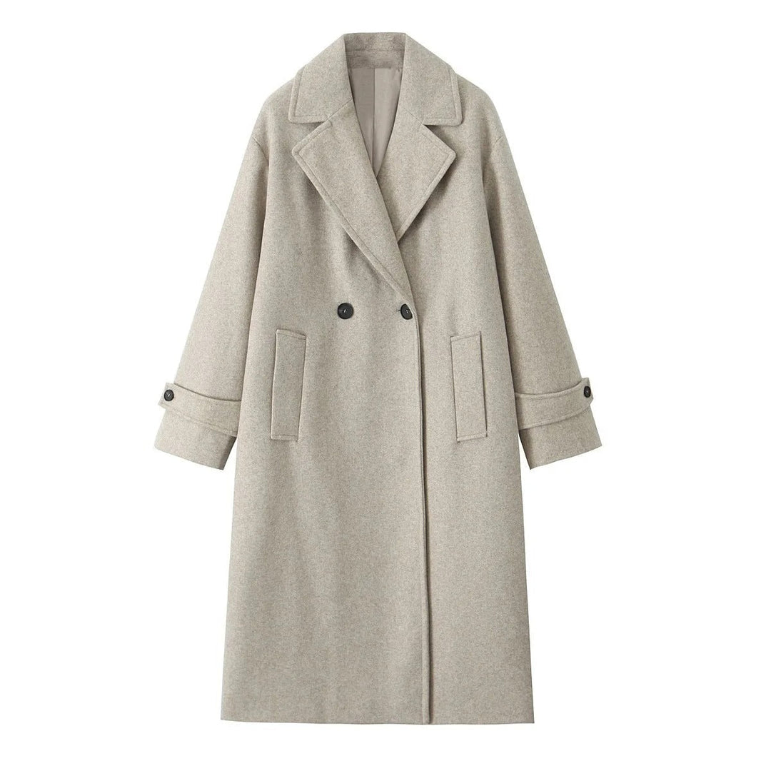 EB | Trenchcoat - Wollmischung - Oversized Fit - Doppelt gefertigt - Klassisches Design