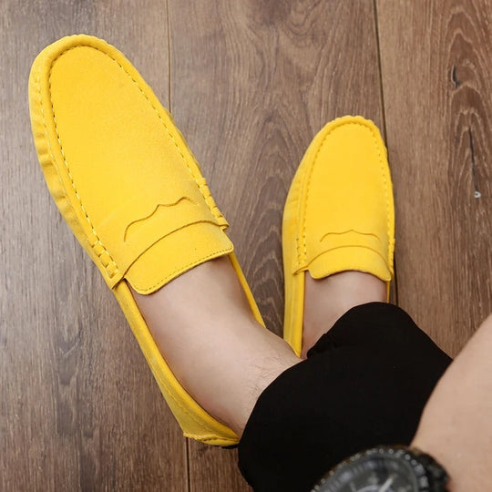 Rutschfeste Wildleder-Halbschuhe EB