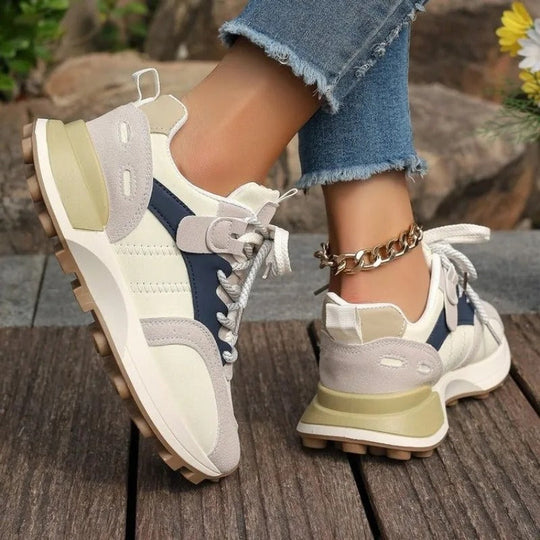 Damen Mischfarben Sneakers EB