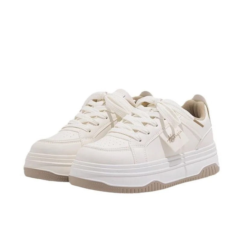 Weiße chunky Sneakers für Frauen EB