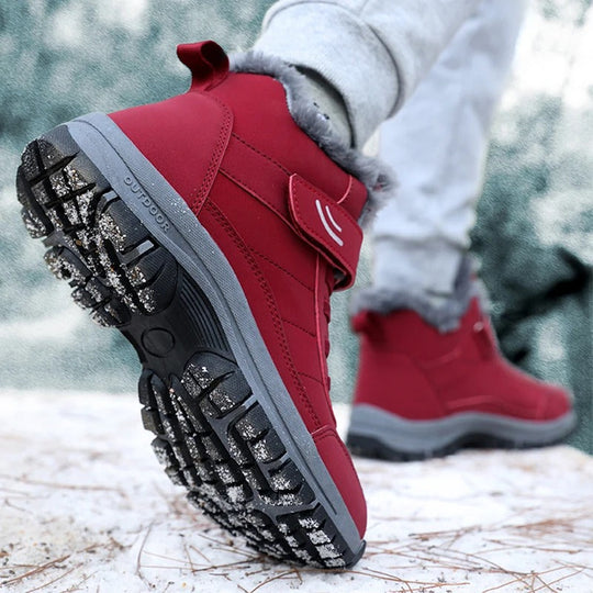 Leichte Frauen Schneestiefel mit Fell EB