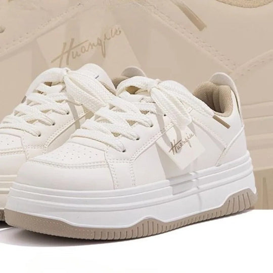Weiße chunky Sneakers für Frauen EB