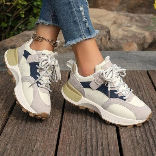 Damen Mischfarben Sneakers EB