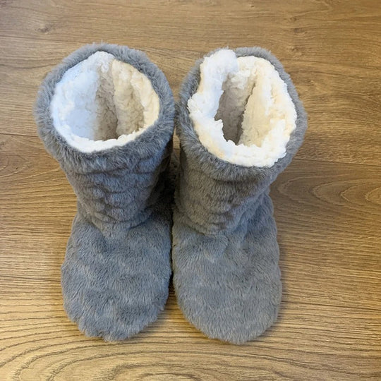 EB | Memory Foam Hausschuhe Mit Fell Und Thermofunktion In Stiefelettengröße